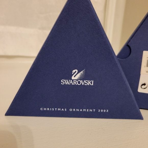 Swarovski 2003 annual snowflake ornament large in original box Swarovski 622498 - Picture 4 of 8